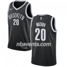 Camiseta Hombre Brooklyn Nets Timofey Mozgov 20 Nike 2017-18 Negro Swingman